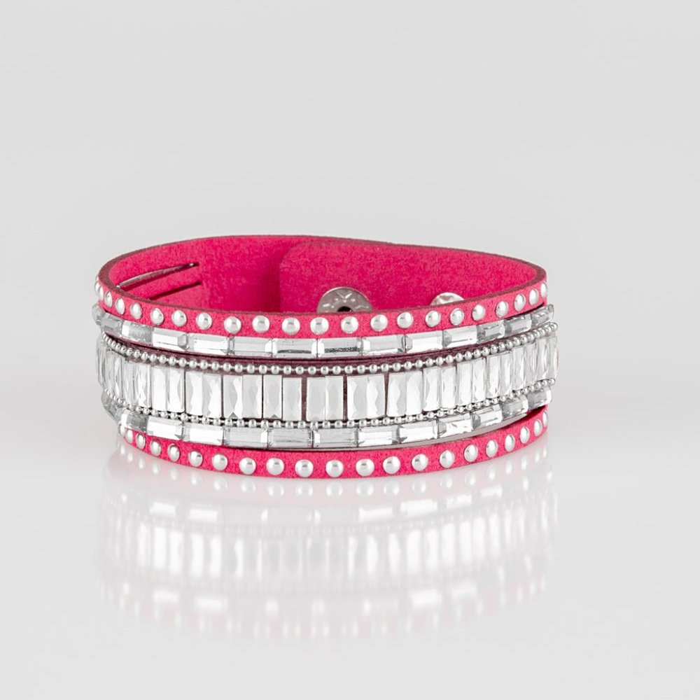 Rock Star Rocker Pink Bracelet